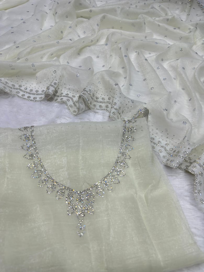 DIAMOND WORK SAREE